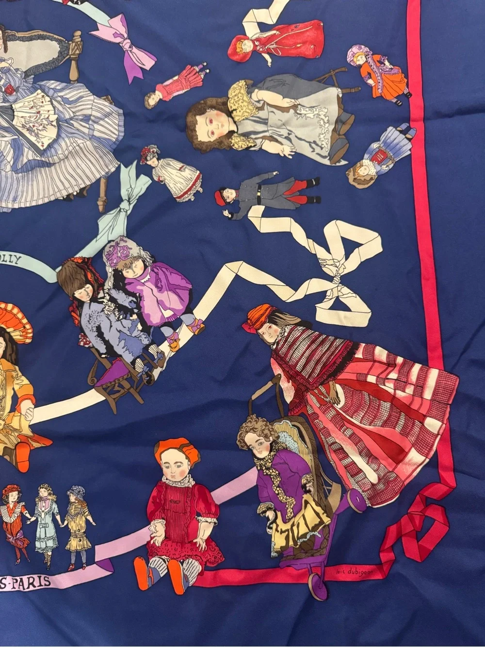 Vintage Hello Dolly Silk Hermes Scarf - Picture 4 of 7